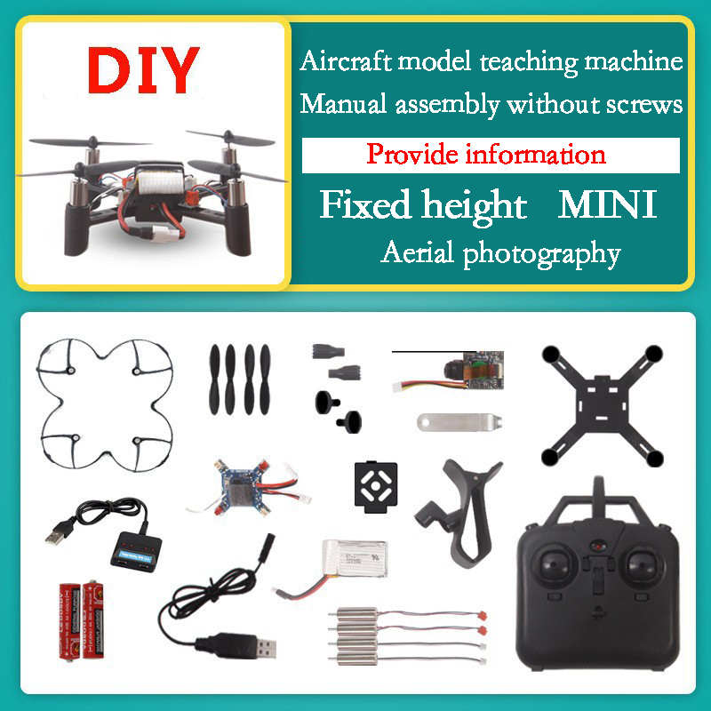 Mini Avión de cuatro ejes, cám - Drone Kit Beginner reseña y precio