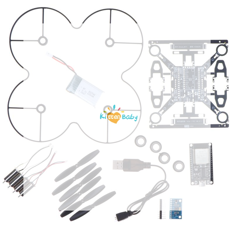 Kit de Mini Dron de Código Abi - Drone Kit Octocopter reseña y precio